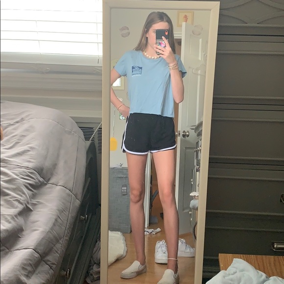 Blue Imperial Motion Cropped Tee - Picture 3 of 5